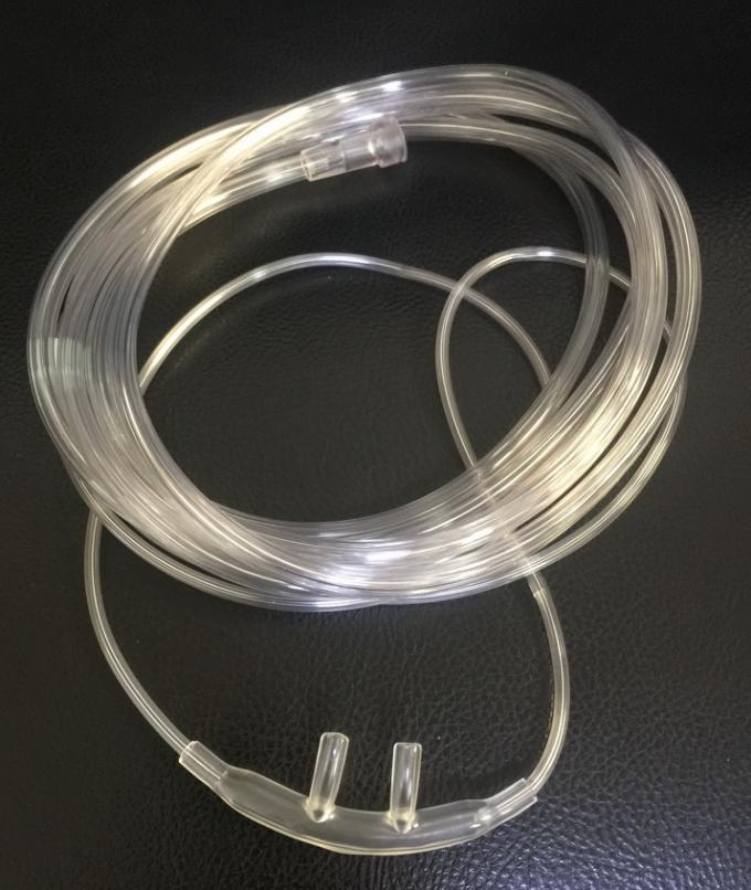 100 Latex Free Disposable Nasal Oxygen Tube PVC Material Customized Length