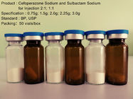 Dry Powder Cefoperazone Sulbactam Injection , Cephalosporin Antibiotics