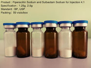 1.25g 2.5g Dry Powder Piperacillin Sodium / Sulbactam Sodium Injection