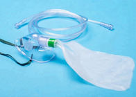 Clear Non Rebreather Oxygen Mask / PVC Oxygen Face Mask With Reservoir Bag
