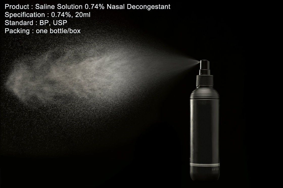 20 ml Nasal Saline Solution / Nasal Decongestant Spray Clean and Moisturize