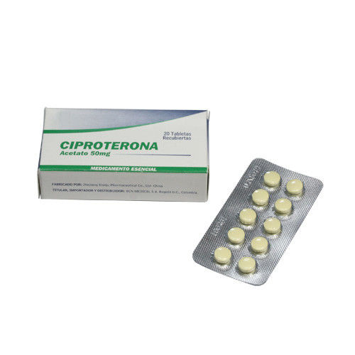 Oral Medicine Cyproterone Acetate Tablets 50mg Luteinizing Hormone Supplement