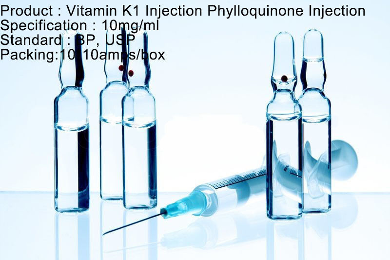 Vitamin K1 Phylloquinone Small Volume Injection 10mg / 1ml