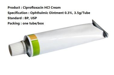 Ciprofloxacin HCl Ophthalmic Medicine 0.3% 3.5 g/Tube , Ophthalmic Cream Ointment