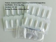 Acetaminophen Suppository Medication , Paracetamol Suppository For Babies 0.15 - 0.6 g