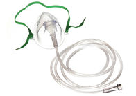 PVC Disposable Medical Device Simple Oxygen Mask Transparent Color