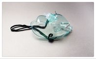 Tranparent / Green Disposable Medical Device Nebulizer Oxygen Mask With Tube