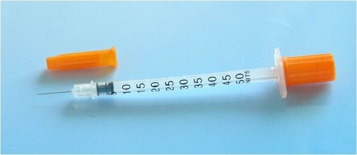 Luer Lock Disposable Medical Device Disposable Insulin Syringe with Needle
