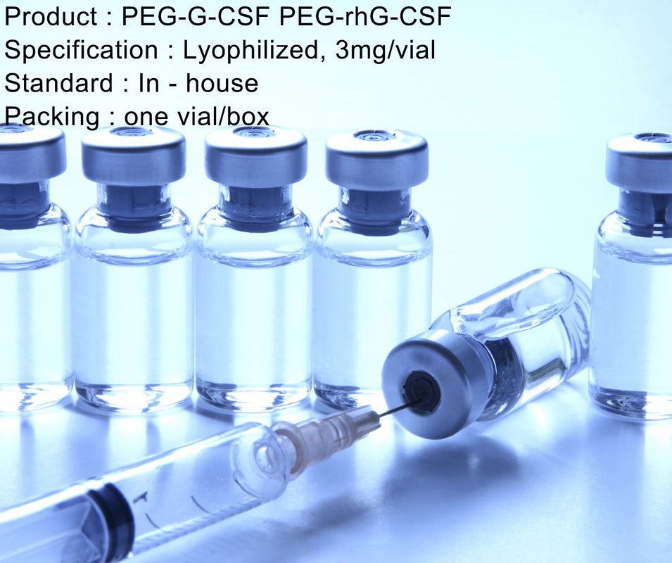 6mg Recombinant Human PEG-G-CSF PEG-rhG-CSF Injection Pegfilgrastim
