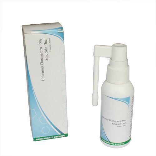Lidocaine Dental Spray 10% 50ml / 80ml For Intubation , Local Anesthetic Spray