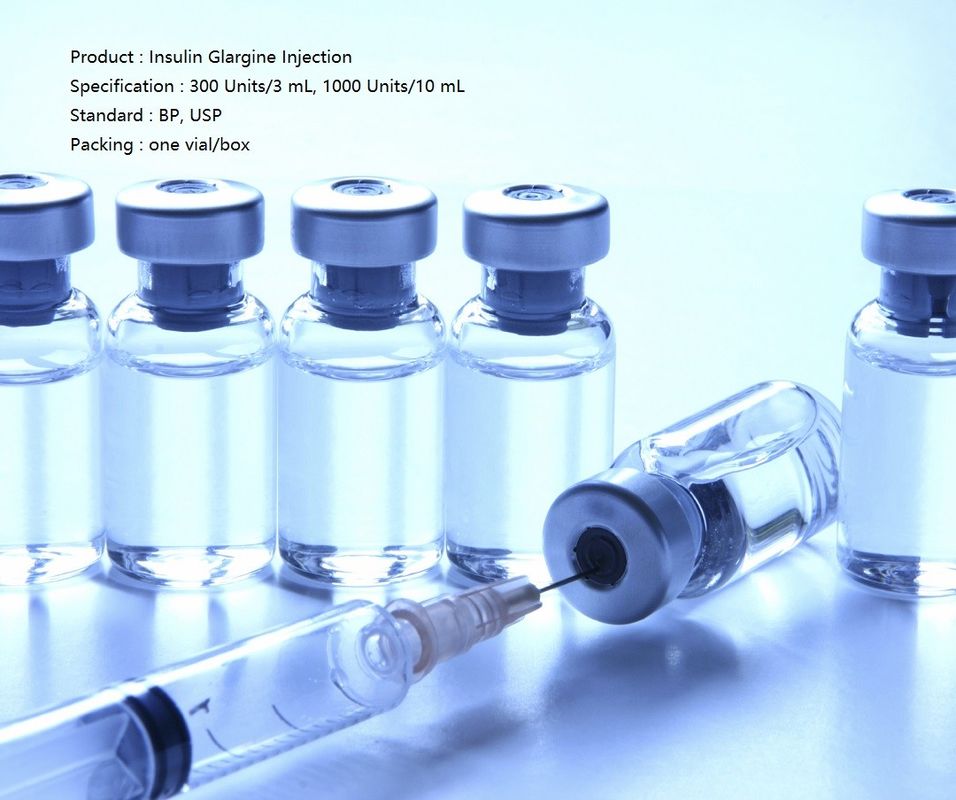 Insulin Glargine Rdna Origin Injectio 300 Units/3 mL , 1000 Units/10 mL