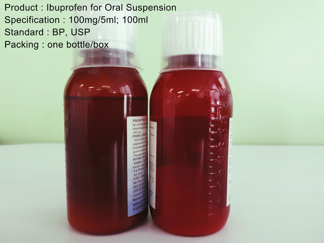 Ibuprofen for Oral Suspension 100mg/5ml; 100ml Oral Medications Ibuprofen Dry Syrup