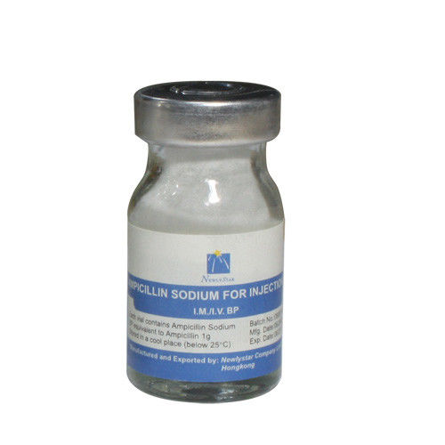 Ampicillin Sodium Dry Powder Injection Antibiotics 0.25g , 0.5g , 1.0g