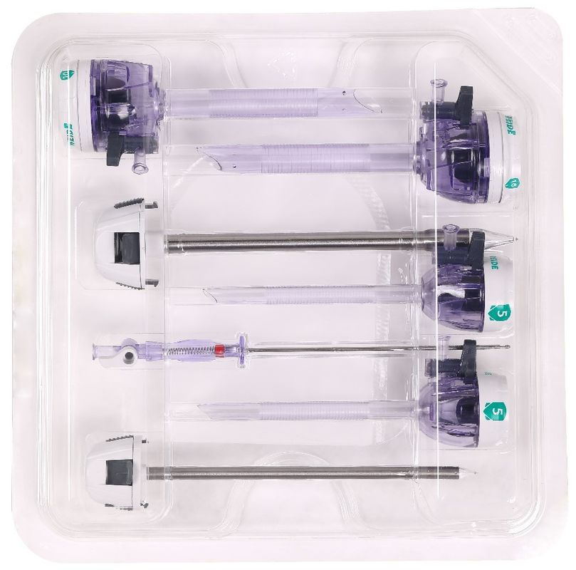 Gynecology Laparoscopy Sterile Surgical Equipment Disposable Laparoscopic Trocar Set