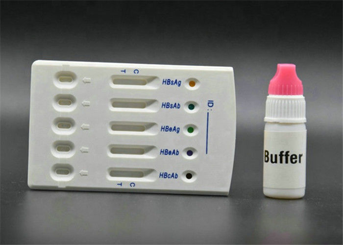Hepatitis B Virus 5 In 1 Cassette One Step Rapid Test Panel