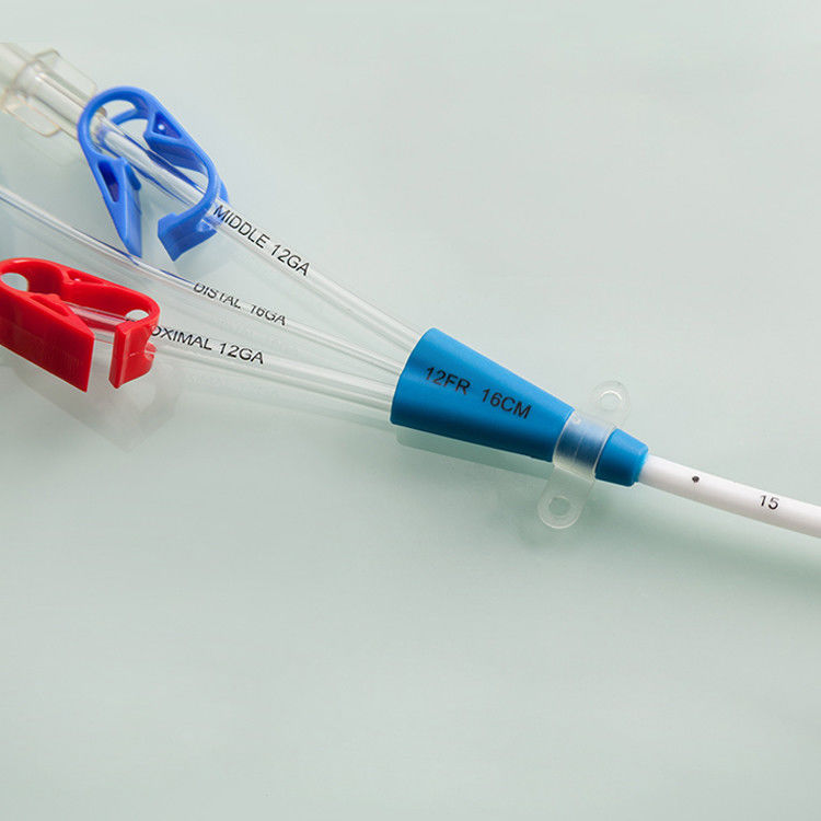 Straight Triple Lumen Dialysis Catheter Kit Disposable Medical Device